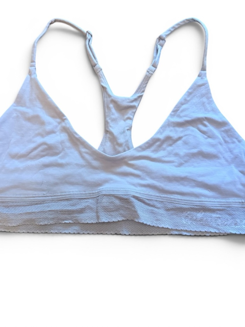 Lululemon Blue Lace-Trim Bralette - Bra Size L
